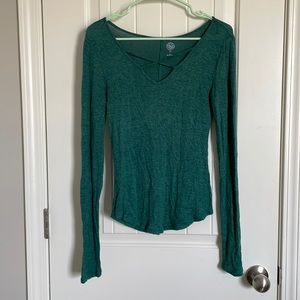 Small green long sleeve